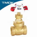 TMOK wholesale 1/2 inch female threaded end gate valve with Chromed plated handle and good price